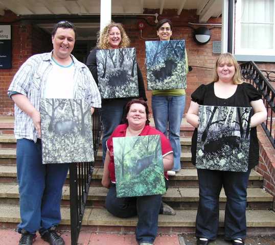 art class in shropshire with artist diane jennings